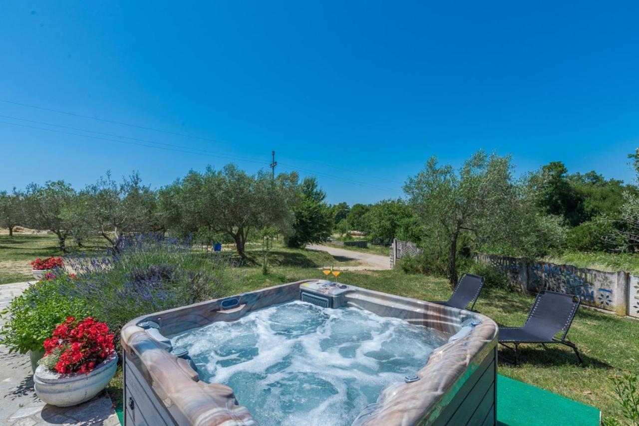 Ferienhaus Zora with Whirlpool Sveti Lovreč Pazenatički Exterior foto