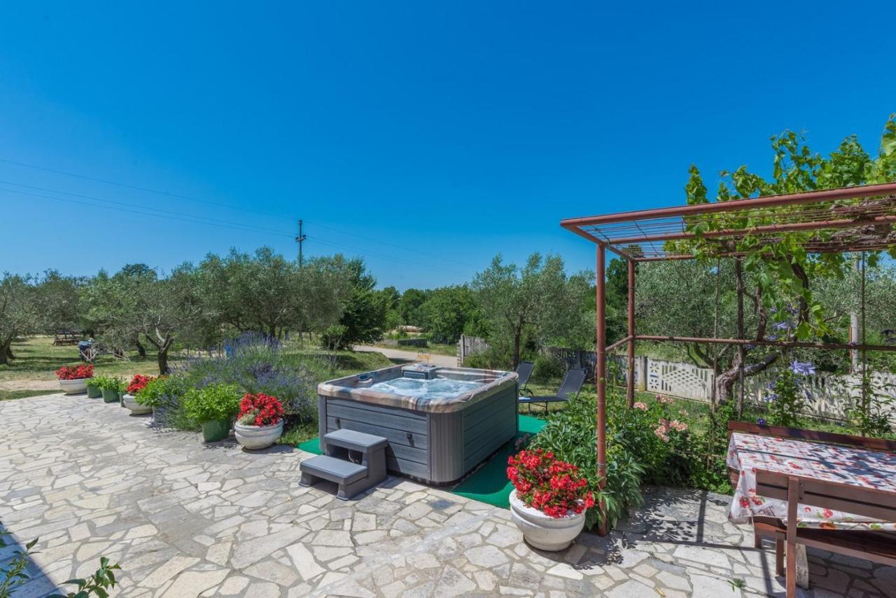 Ferienhaus Zora with Whirlpool Sveti Lovreč Pazenatički Exterior foto